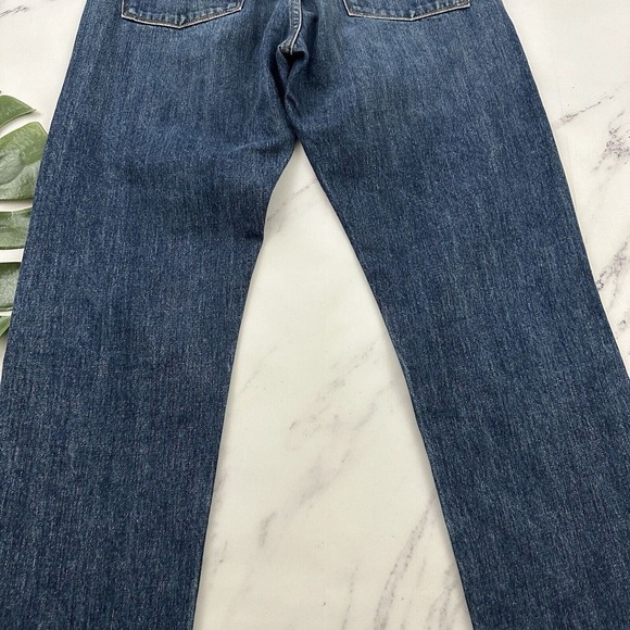 Point Sur Denim J.Crew Shoreditch Straight Leg Jeans Size 28 Raw Hem Distressed - Picture 9 of 10